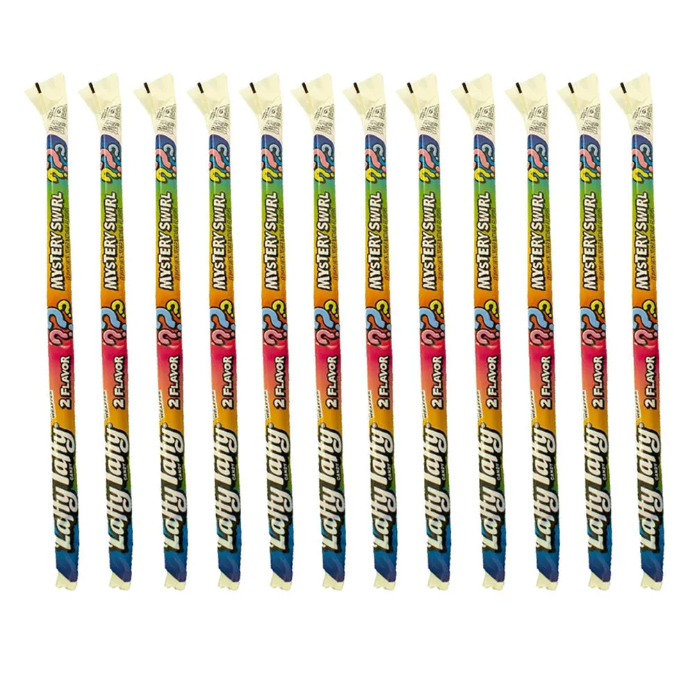 12 Pc Mystery Swirl Laffy Taffy Ropes Lovers 2 Flavor Fruit Chewy Candy Sweets