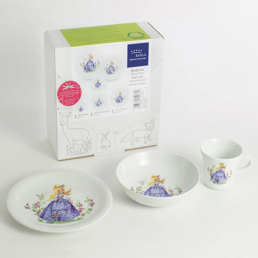 3 Piece Porcelain Crockery Set <br> Sleeping Beauty