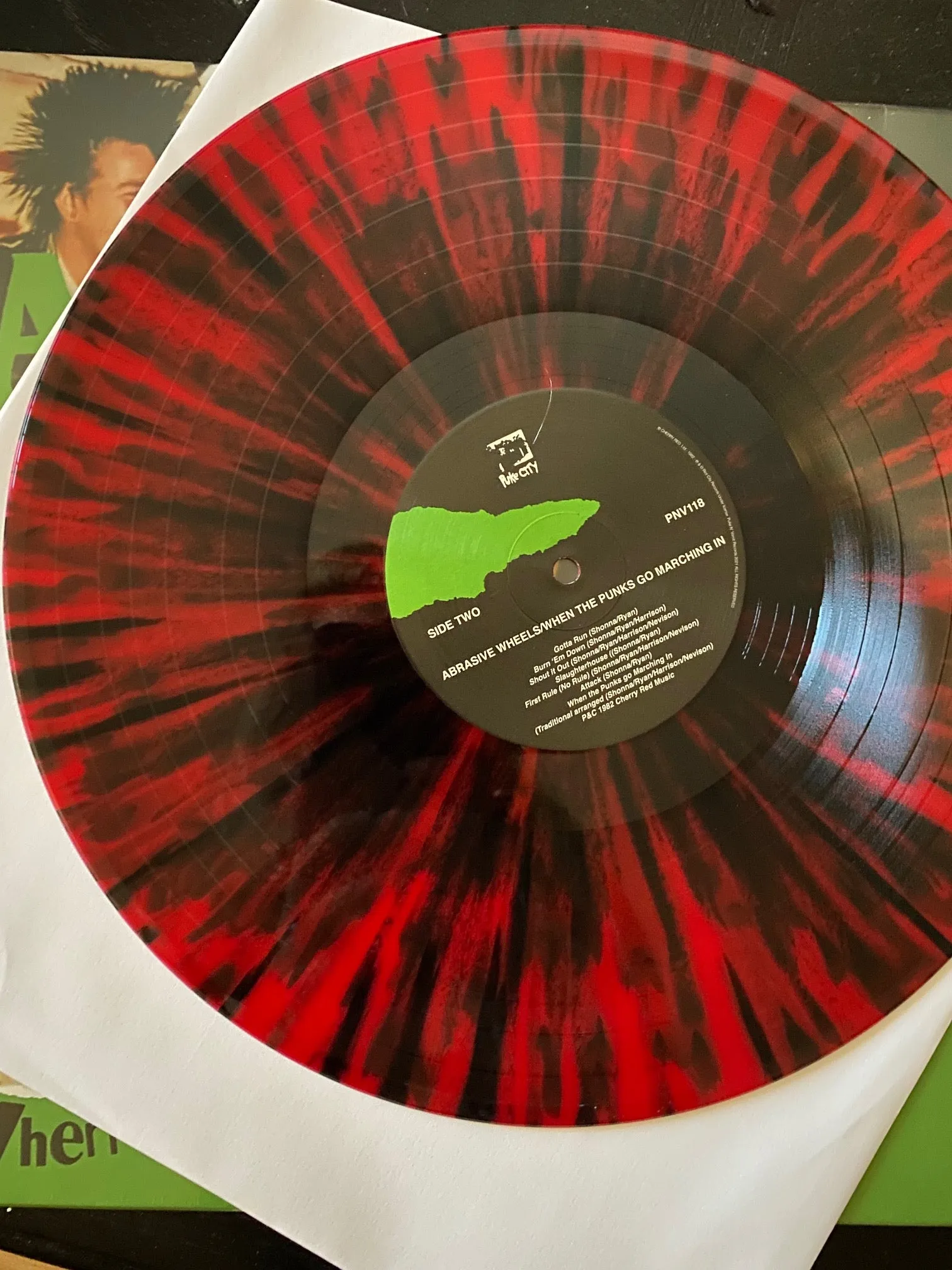 Abrasive Wheels - When The Punks Go Marching In LP EXCLUSIVE SPLATTER