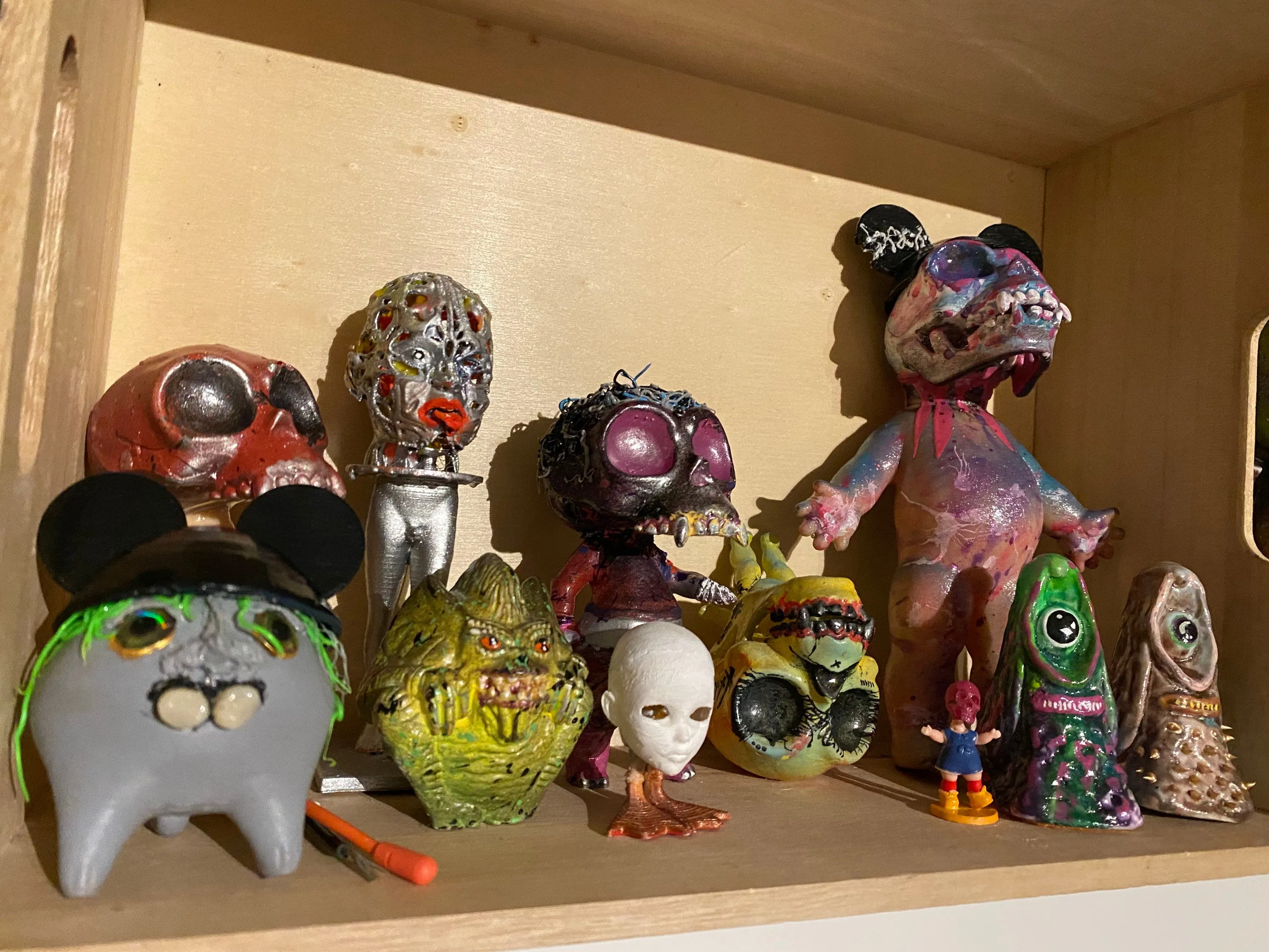 AEQEA Goblin Balls Bootleg Resin Art Toy Knockoff (U Mad Now Balls Buster Bully Boi)