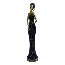 African Woman Figurine 17" - B1130