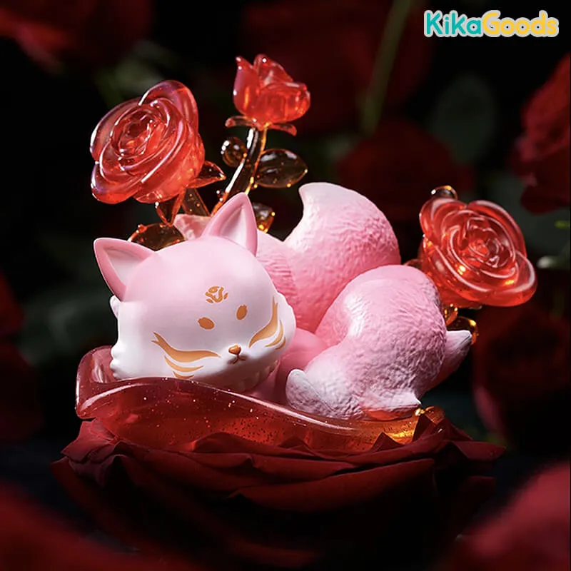 Ancient Nine Tail Fox Rose Fairy Series Blind Box