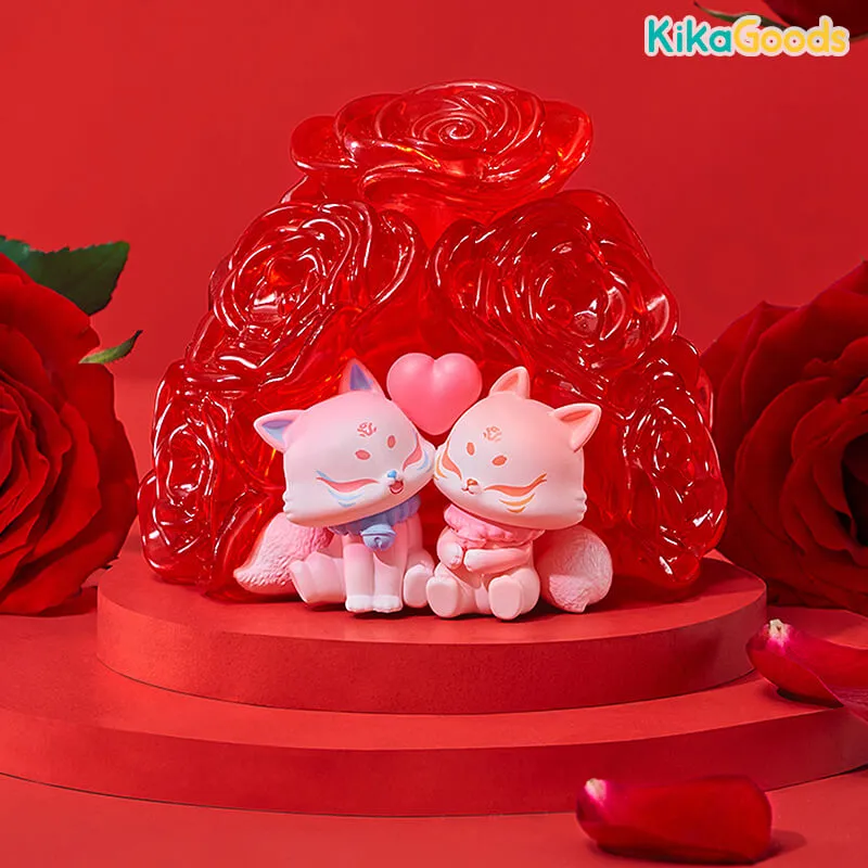 Ancient Nine Tail Fox Rose Fairy Series Blind Box