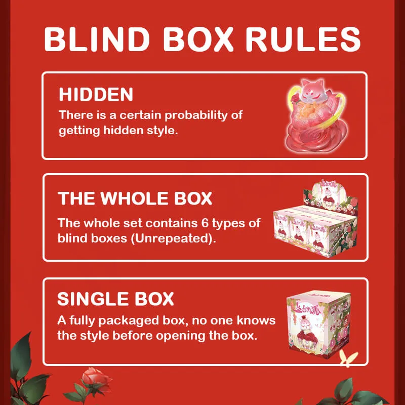 Ancient Nine Tail Fox Rose Fairy Series Blind Box