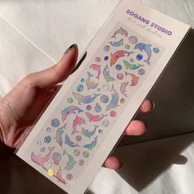 aurora dolphins sticker