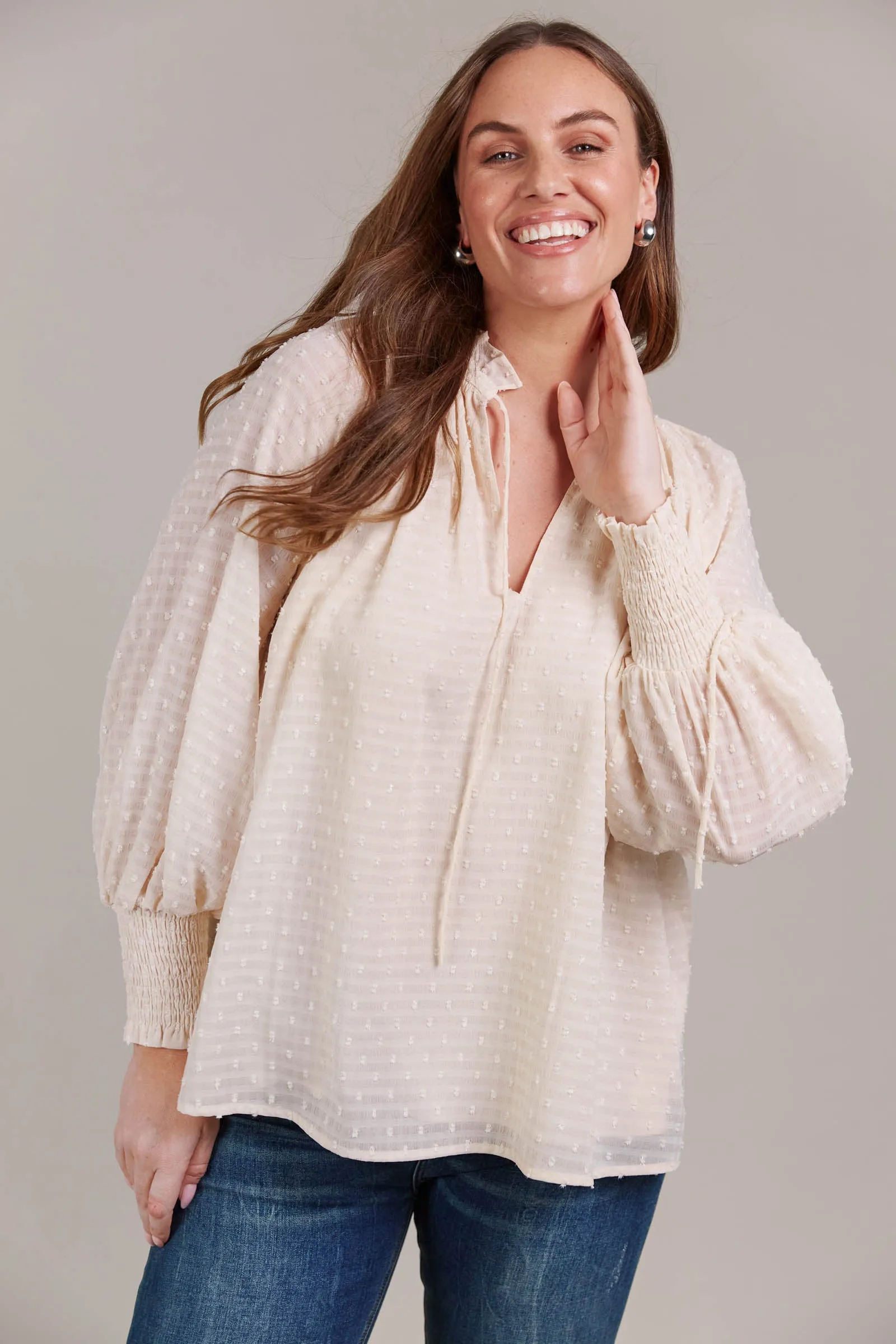 Ayana Blouse - Ecru