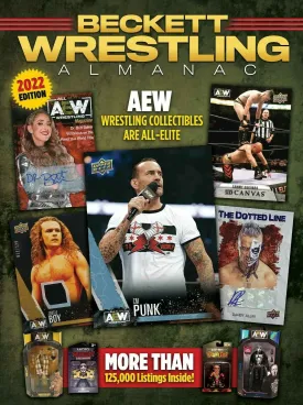 Beckett Wrestling Almanac Price Guide Magazine