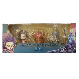 Blizzard Entertainment - Blizzcon 2013 Souvenir Set (Kerrigan, Diablo & Arthas Figures) - Happy Worker