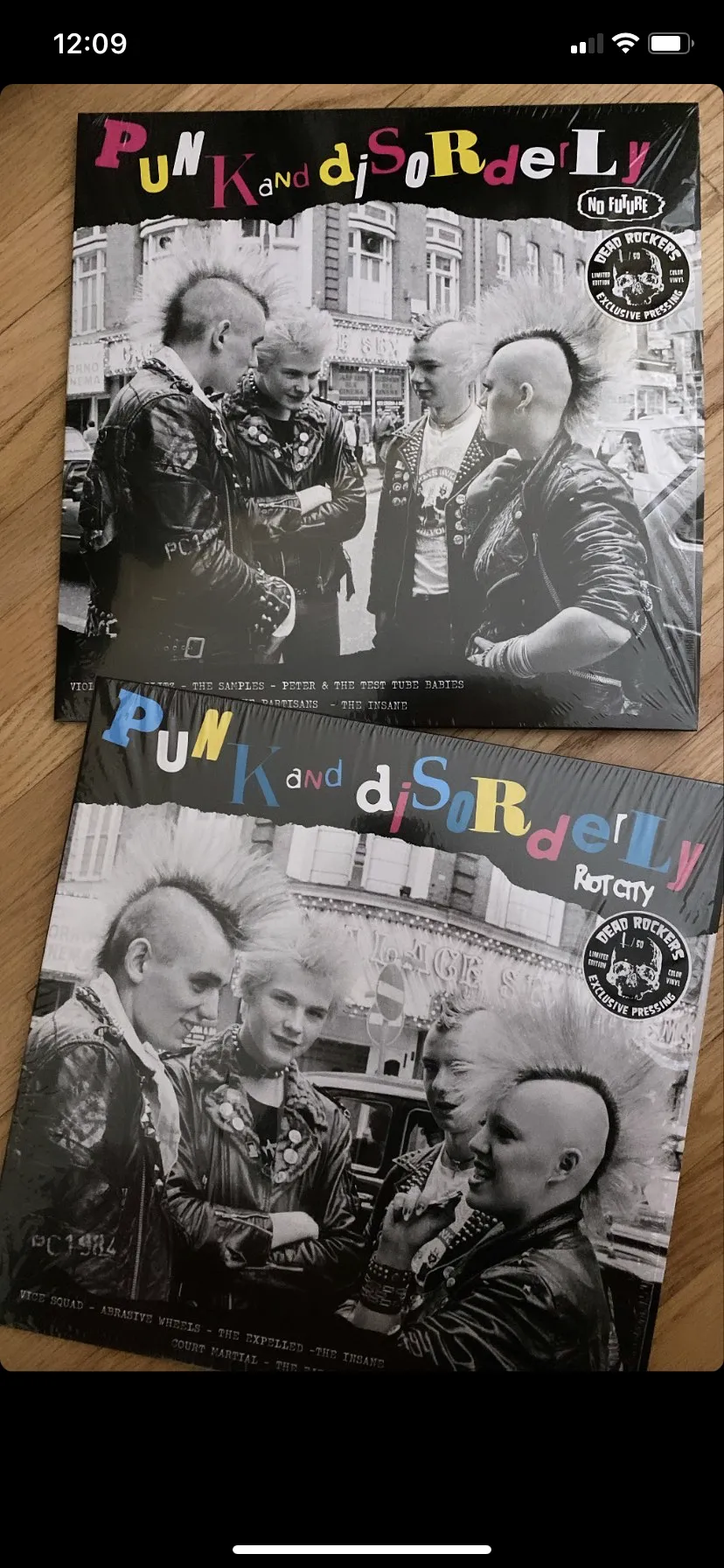 Comp - Punk And Disorderly No Future LP Exclusive Yellow