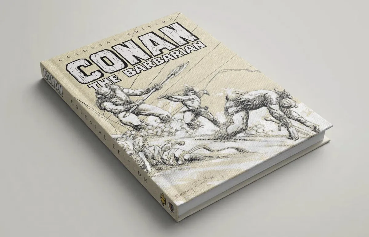 Conan the Barbarian - Colossal Edition HC Barry Windsor-Smith Cover