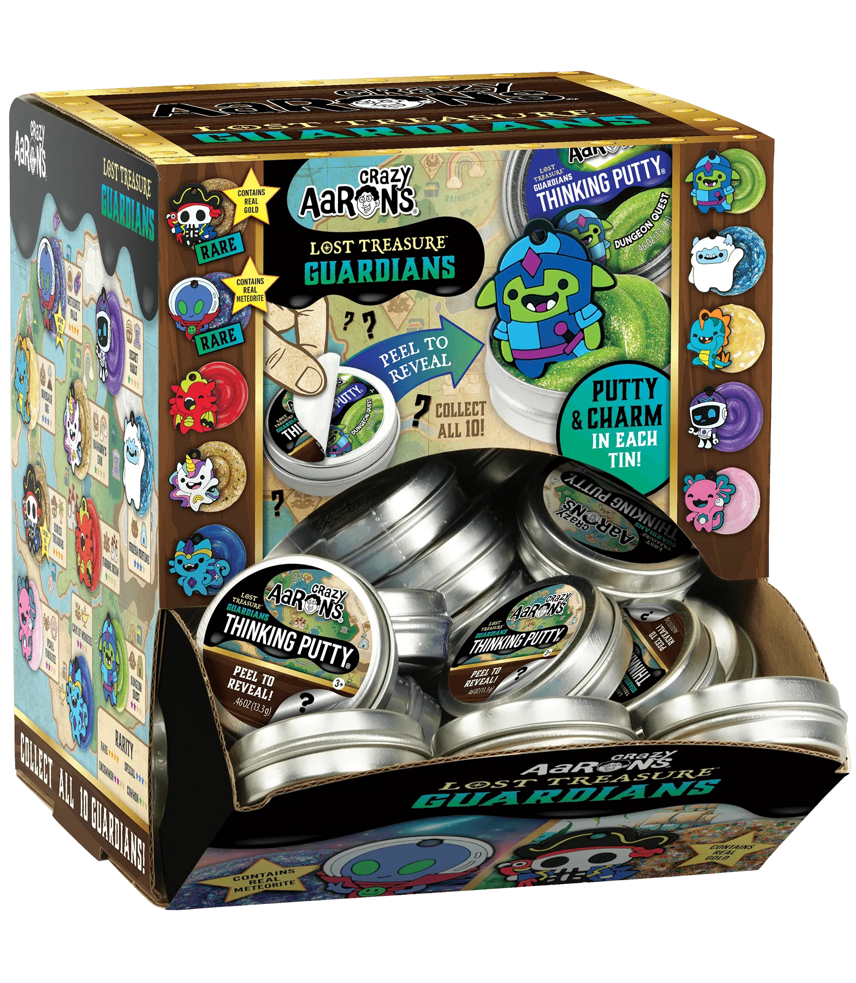 Crazy Aaron's Thinking Putty - 2" Treasure Surprise - Lost Treasure Guardians