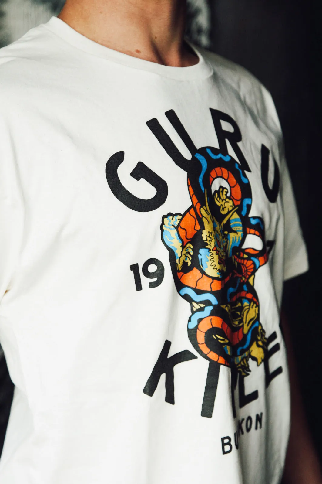 CREME DRAGON SERPENT HOMME TEE