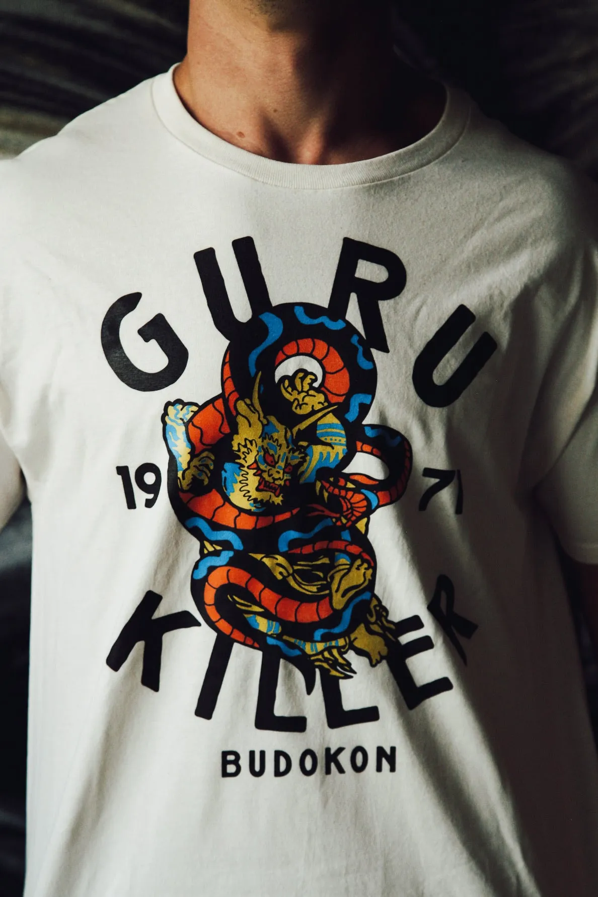 CREME DRAGON SERPENT HOMME TEE