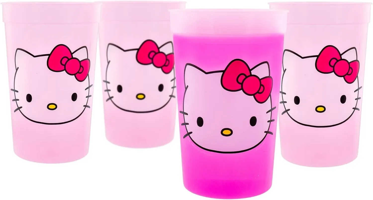 Cup - Hello Kitty Color Changing Party Cups - 4ct