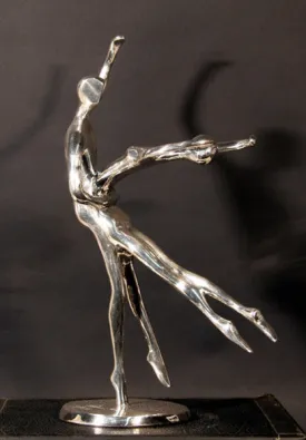 Dance of Love, Danza de Amor Bronze with silver plating - Almanzor