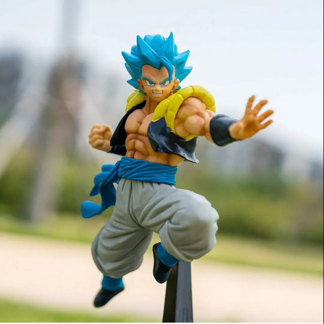 DBZ Gogeta Action Figure | Limited Edition Super Saiyan Blue Figurine (18cm)