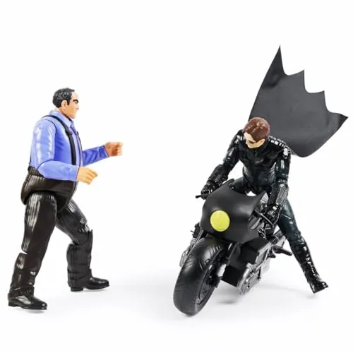DC Comics Batman Batcycle Pack with 4 Figures