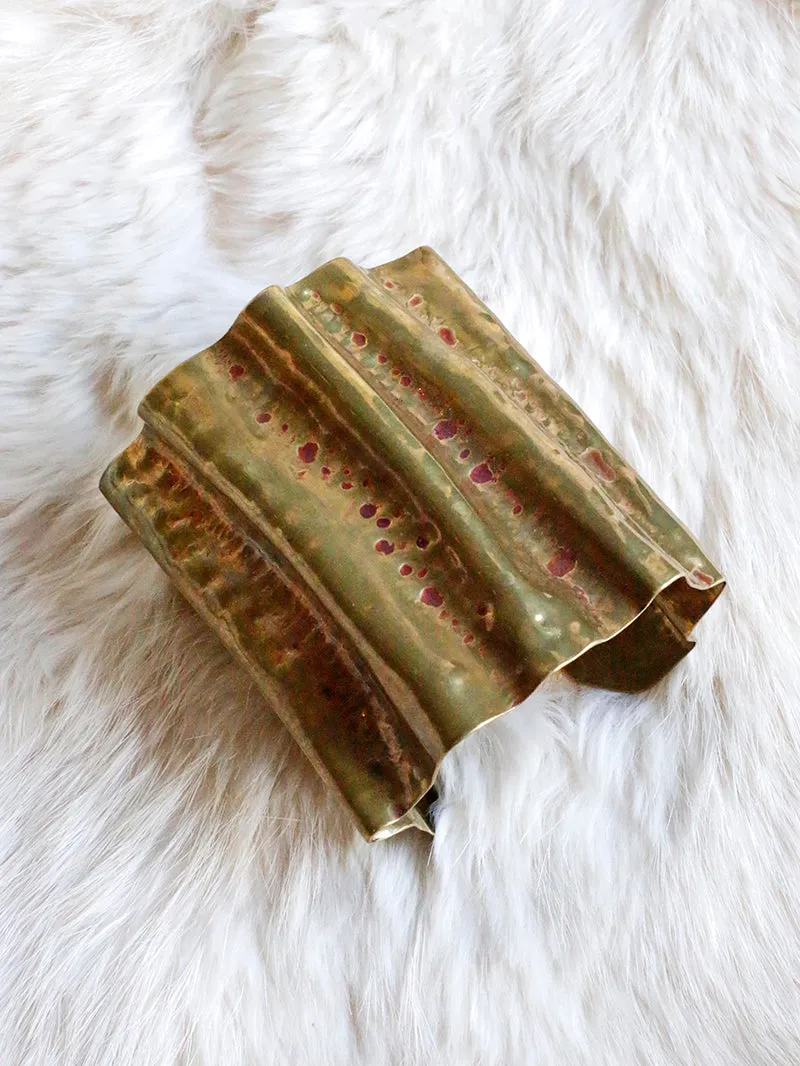 Dennis Higgins Limited Brass Wavy Cuff