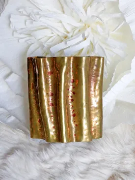 Dennis Higgins Limited Brass Wavy Cuff