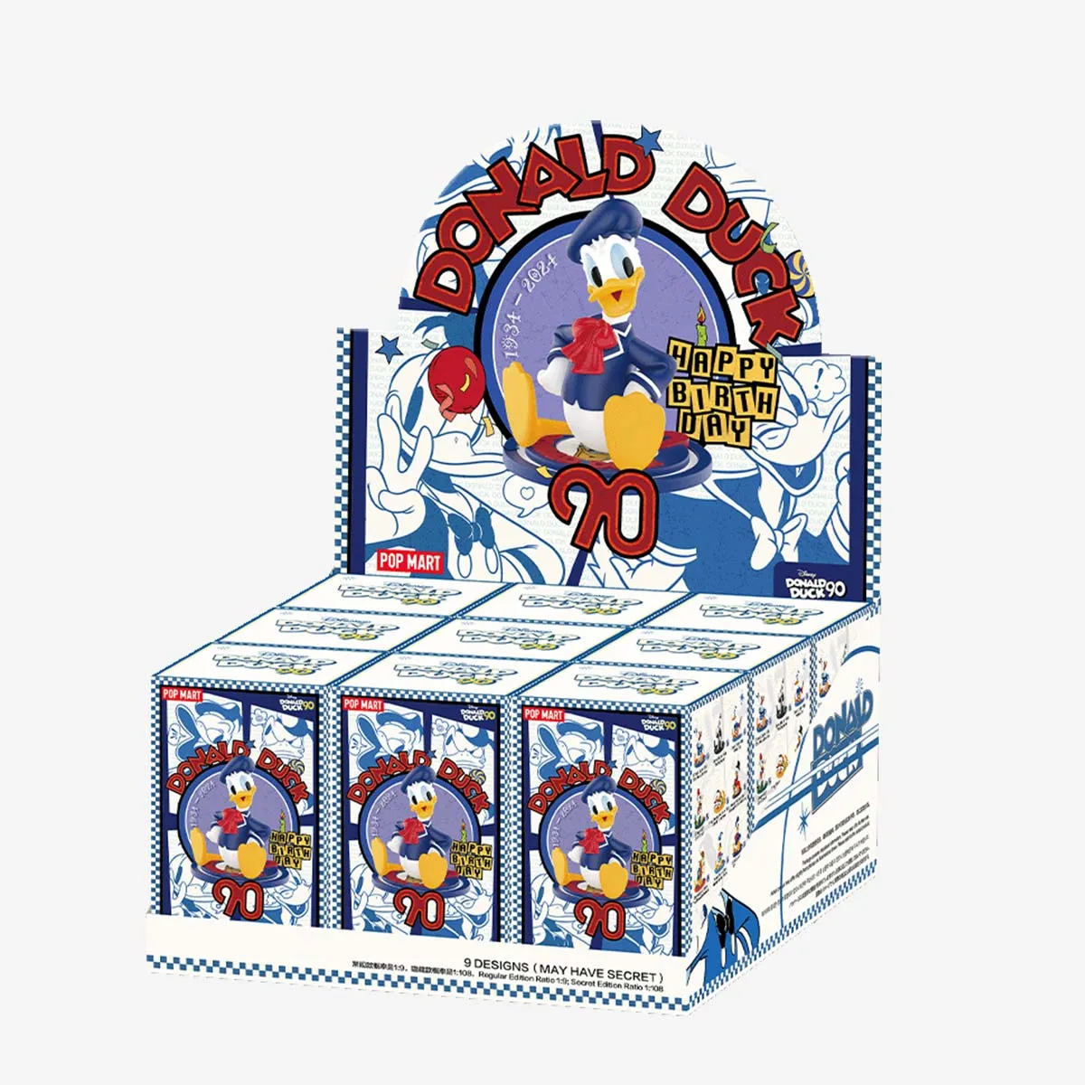Disney Donald Duck 90th Anniversary  Series Figures by POP MART