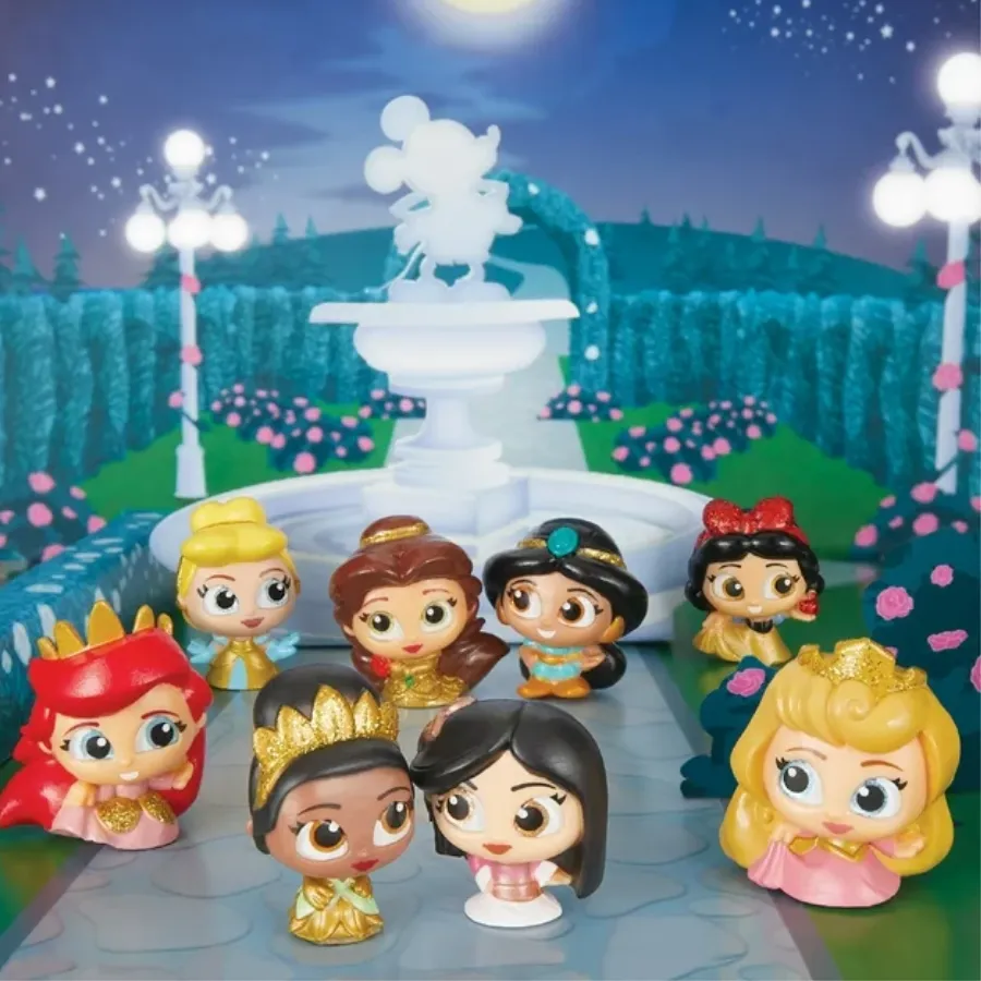 Disney Doorables Glitter and Gold Princess Collection Peek