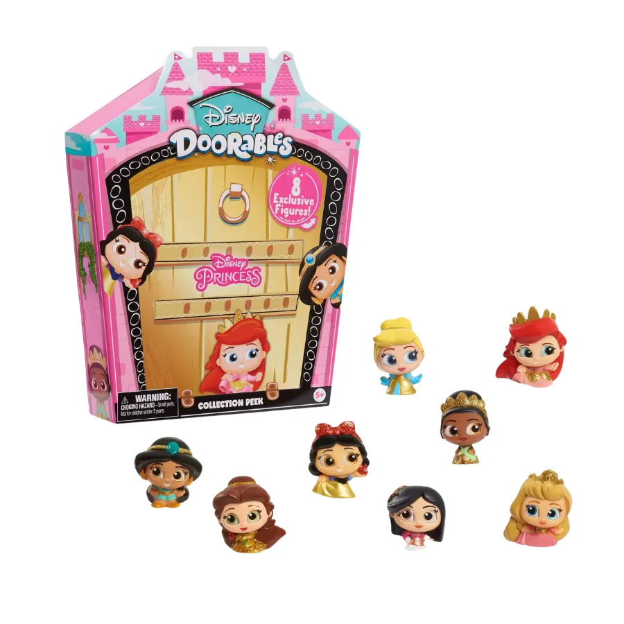 Disney Doorables Glitter and Gold Princess Collection Peek