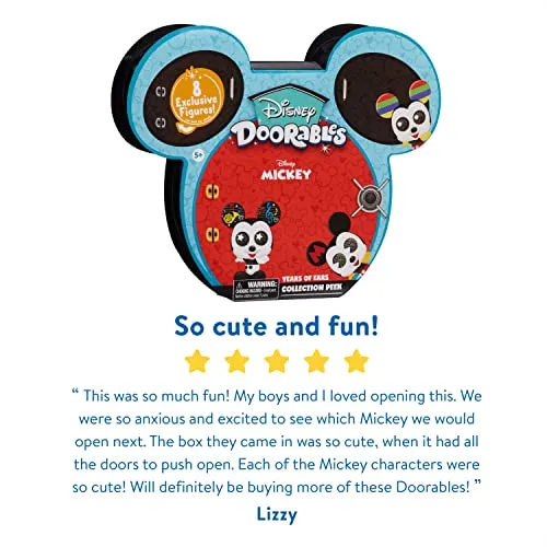 Disney Doorables Mickey Mouse Years of Ears Collection Peek, Includes 8 Exclusive Mini Figures,