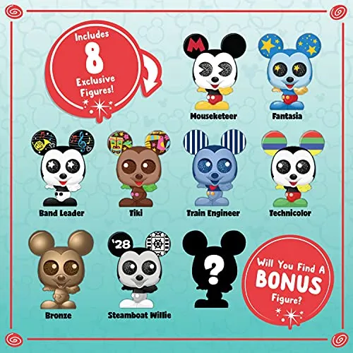 Disney Doorables Mickey Mouse Years of Ears Collection Peek, Includes 8 Exclusive Mini Figures,