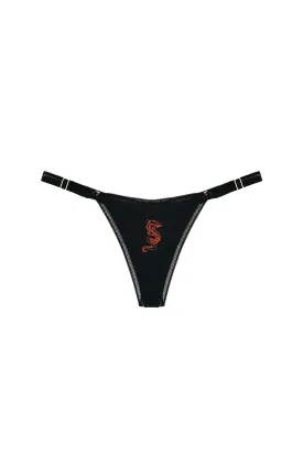 Dragon 3-Pack Cotton Thongs • Curve