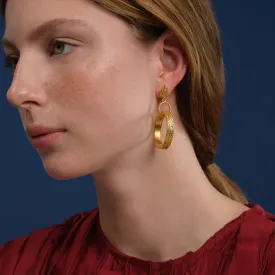 Dragon Flame Hoop Earring