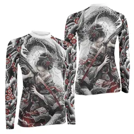 Dragon Geisha Women's Long Sleeve Rash Guard