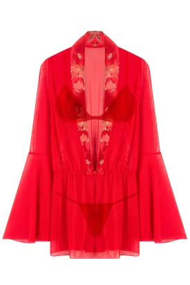 Dragon Mesh Robe Set • Curve