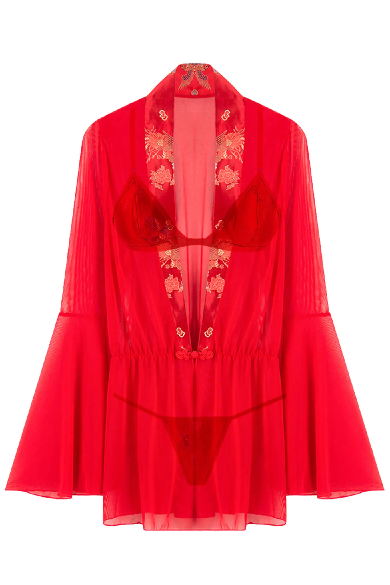 Dragon Mesh Robe Set • Curve