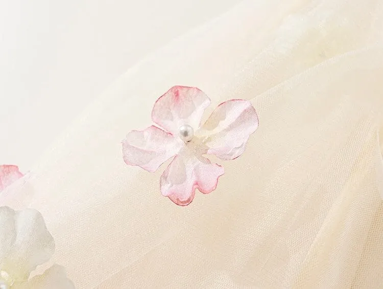 Dreamy Blossom Bowknot Tulle Princess Dress