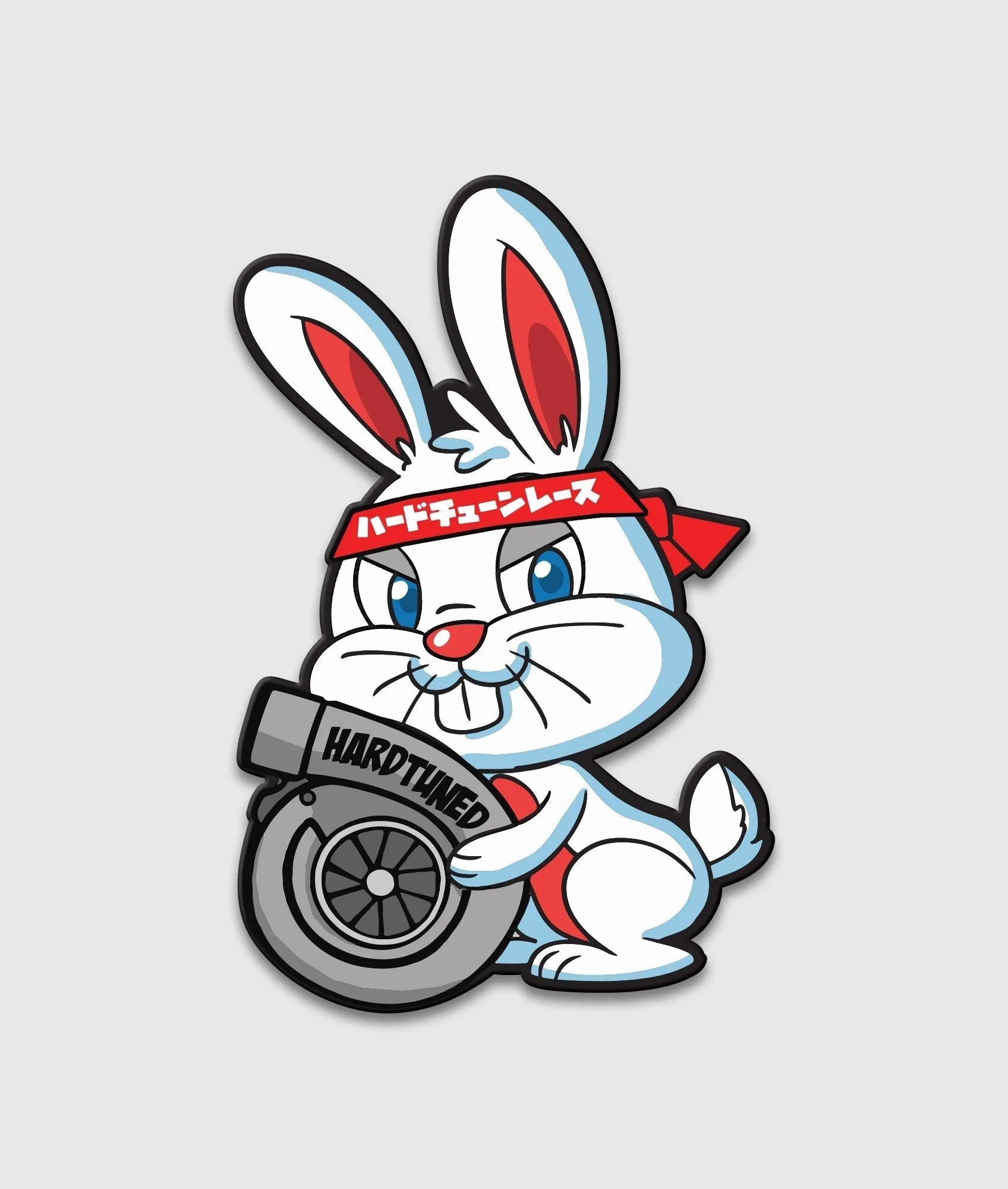 Easter Bunny Turbo Sticker