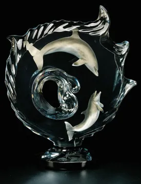 Encompassed Dolphin Sculpture – Ocean Art