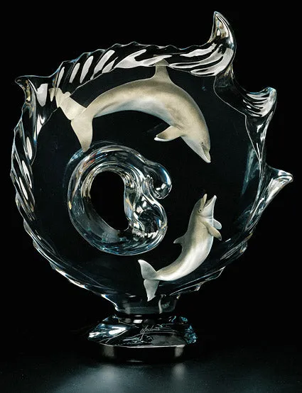 Encompassed Dolphin Sculpture – Ocean Art