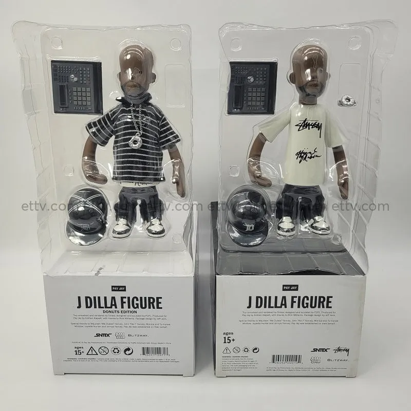 ETTV 2014 J Dilla Limited Edition Stüssy and Donuts Figures, Signed by Maureen Yancey