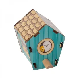Fat Brain Toys Build It Blueprint Puzzles - BIRDHOUSE