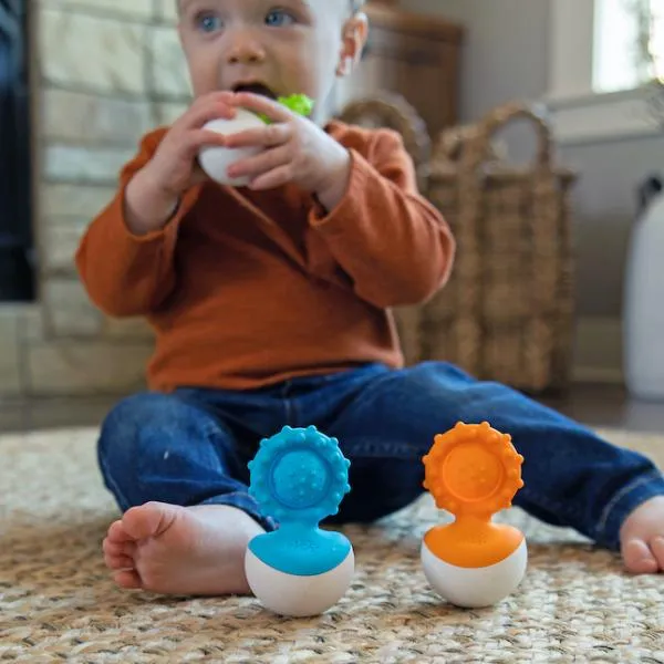 Fat Brain Toys Dimpl Wobble Blue