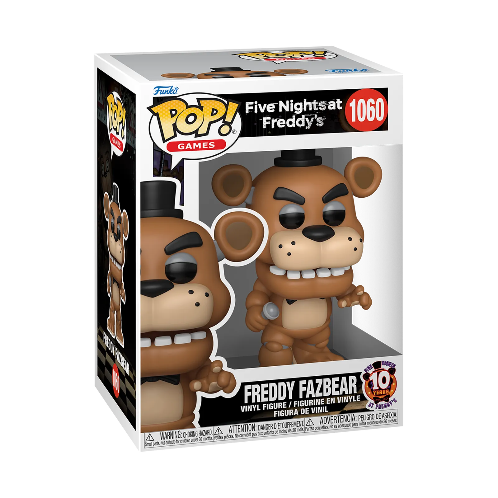 Funko Pop! Five Nights at Freddy's Freddy Fazbear (10th Anniversary)