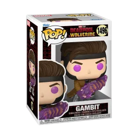 Funko Pop! Marvel Deadpool Gambit with Charged Cards