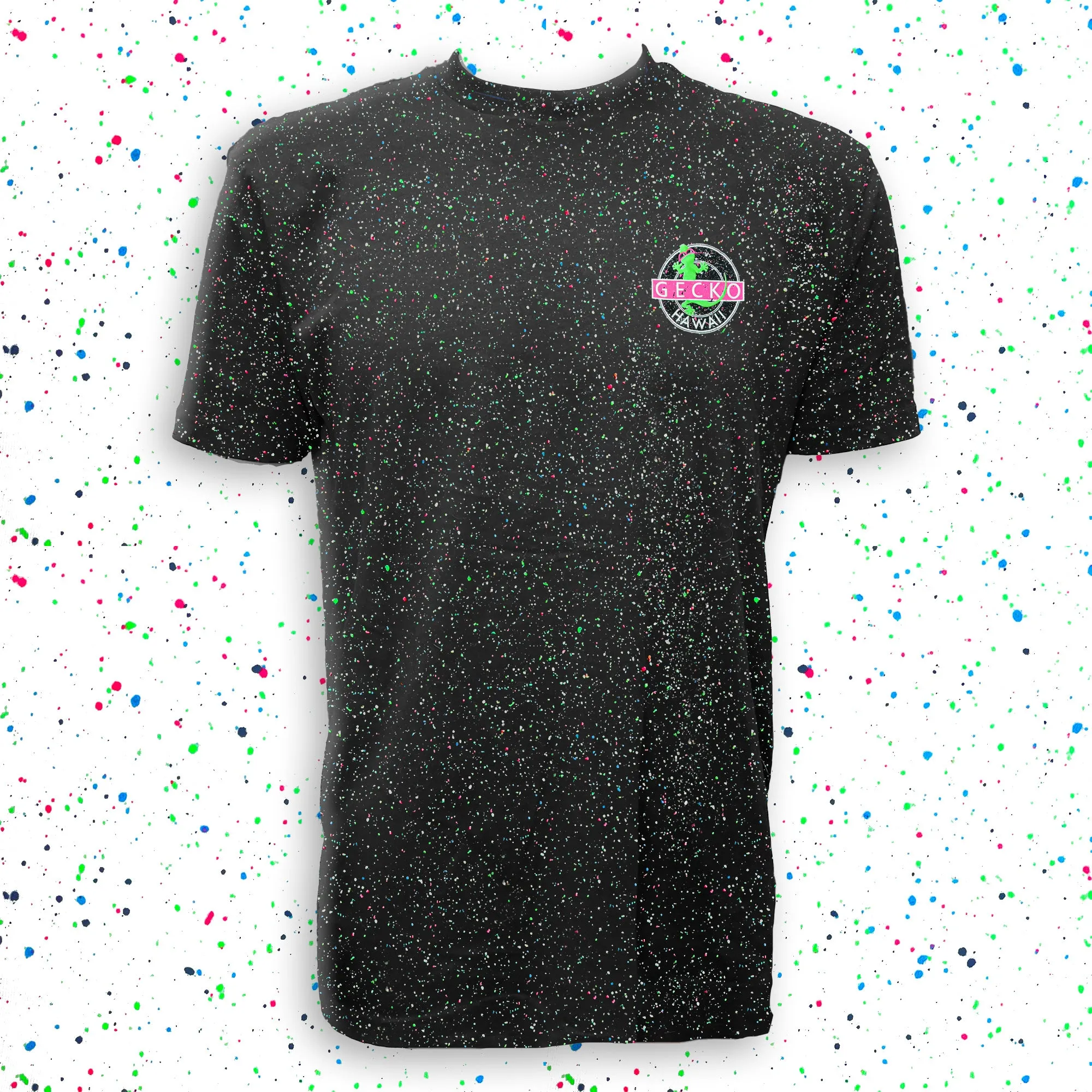 Gecko Vinyl Glow In The Dark Splatter Short Sleeve