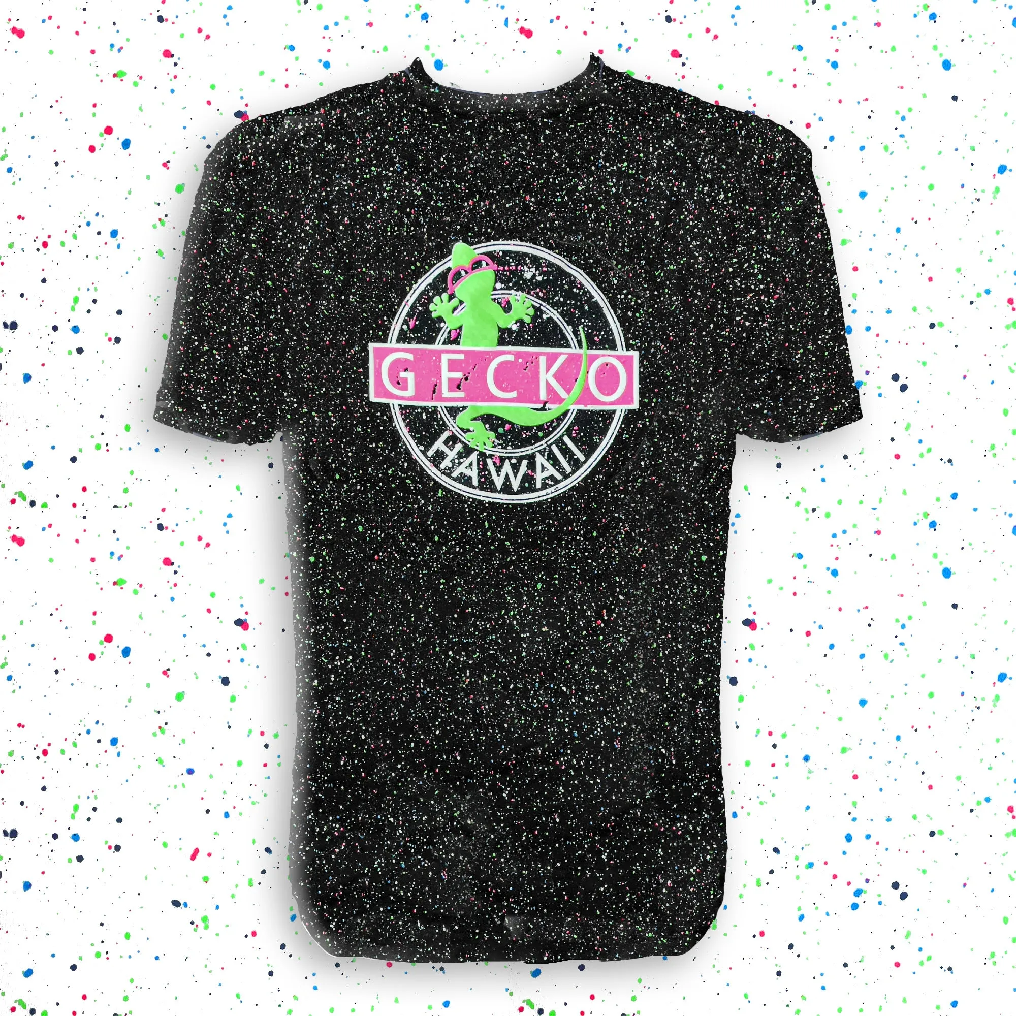 Gecko Vinyl Glow In The Dark Splatter Short Sleeve