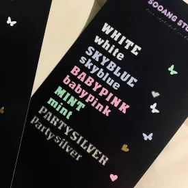 gothic alphabet sticker(3color)