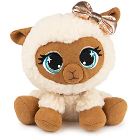 GUND P.Lushes Designer Fashion Pets Ba-Bah La'Creme Premium Llama Stuffed Animal, Crme and Gold, 6