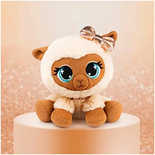 GUND P.Lushes Designer Fashion Pets Ba-Bah La'Creme Premium Llama Stuffed Animal, Crme and Gold, 6