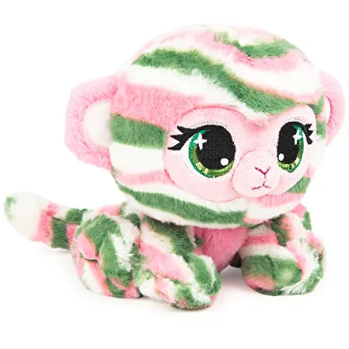 GUND P.Lushes Designer Fashion Pets Olivia Moss Monkey Premium Stuffed Animal Soft Plush, Green and Pink, 6