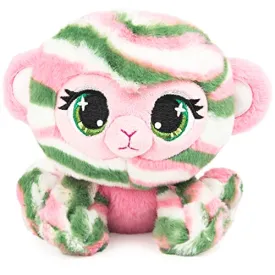 GUND P.Lushes Designer Fashion Pets Olivia Moss Monkey Premium Stuffed Animal Soft Plush, Green and Pink, 6