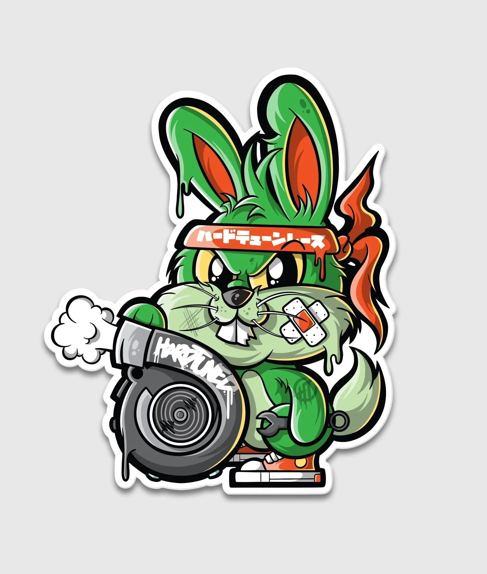 Halloween Bunny Turbo Sticker